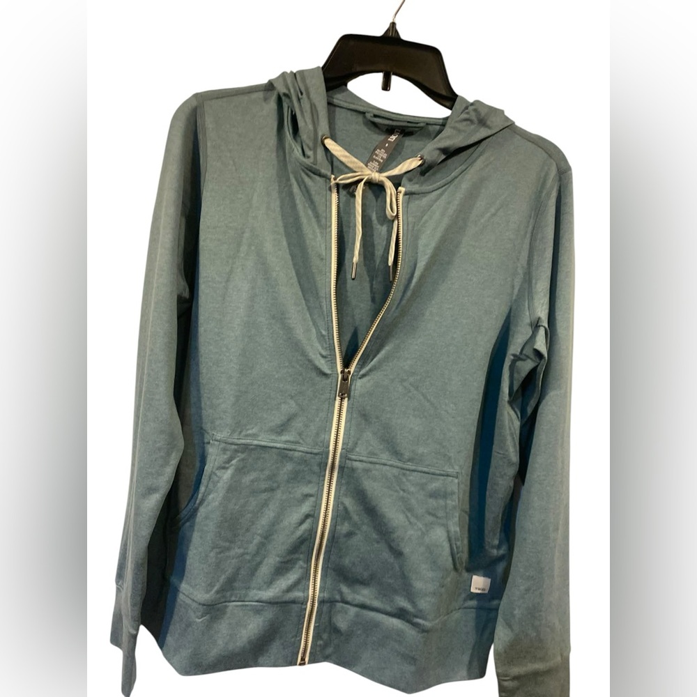 NWOT Vuori performance hoodie BLUE Size S